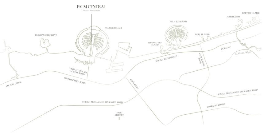 Мастер планPalm Central Private Residences