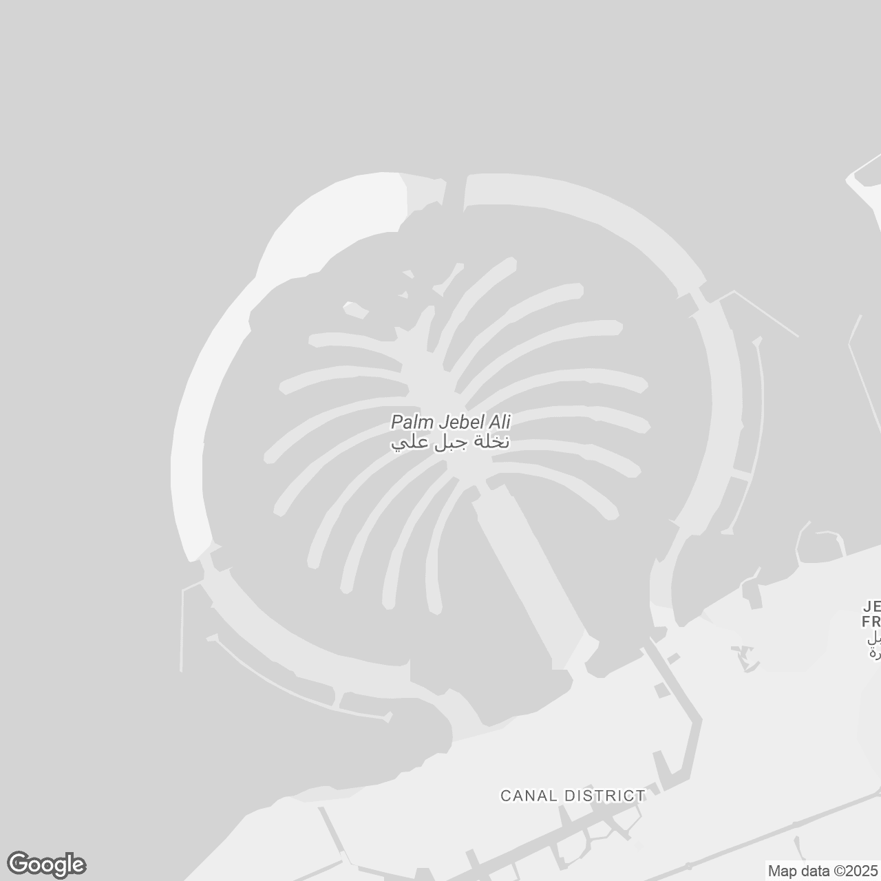 Расположение Palm Central Private Residences 